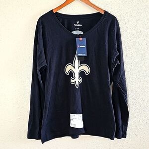 FANATICS New Orleans Saints Long Sleeve Shirt.